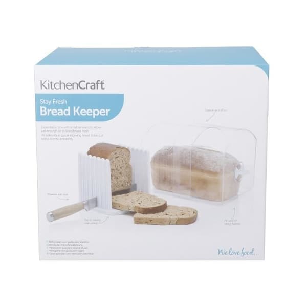 Brödbur - KÖKSHANTVERK - Håll dig fräsch - Plast - Utdragbar upp till 37 cm - Modern design