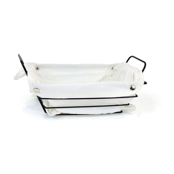 Brödkorg My Bar Vit Metall Rektangulär 29 x 20 x 11,7 cm (12 antal)