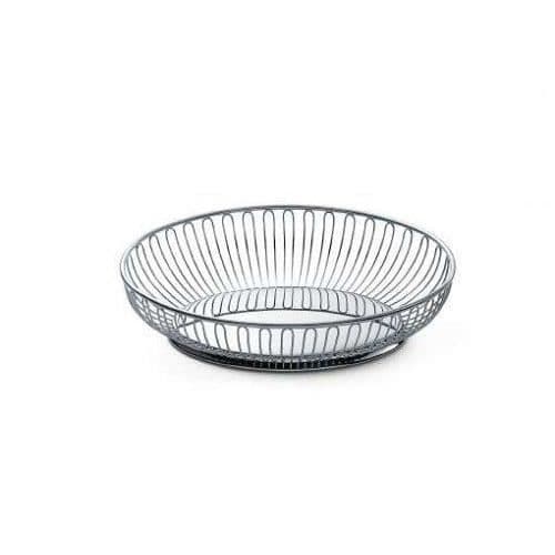 Alessi 829 Oval trådkorg i polerat stål
