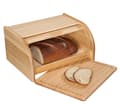 Miniatyrbild 3 av 4: Zassenhaus - 065084 - Lantbrödslåda med rulllock och skärbräda i bok 40 x 30 x 20 cm