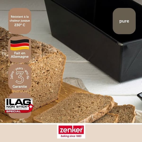 Brödform - Zenker - 3975 - 30 cm - Non-stick - Stål