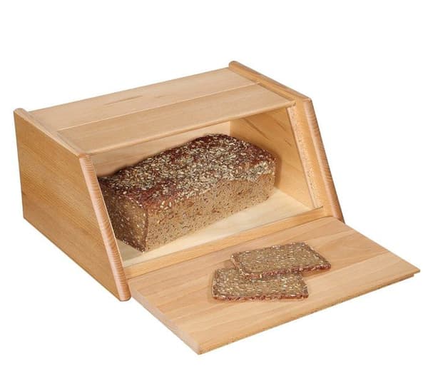 Zassenhaus - ZA-65046 - Montana brödlåda - Med gångjärnslock - Bok - 40 x 30 x 18 cm
