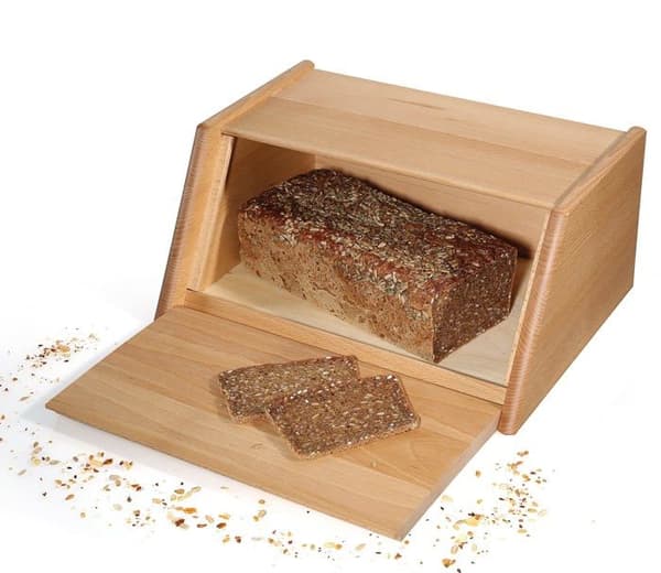 Zassenhaus - ZA-65046 - Montana brödlåda - Med gångjärnslock - Bok - 40 x 30 x 18 cm