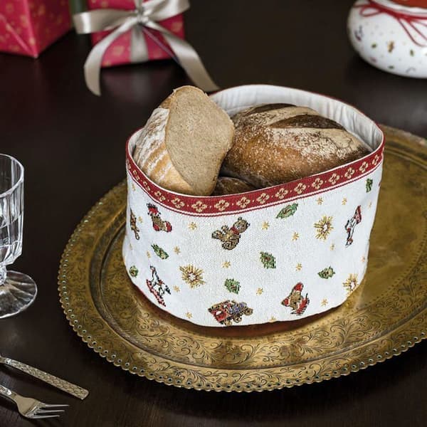 Brödlåda - Villeroy brödpåse - boch - 14-8585-6181 - Dekorativa föremål, Vit / Flerfärgad, Ingen storlek