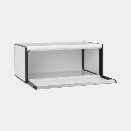 BRABANTIA brödlåda - med gångjärnslock - Vit