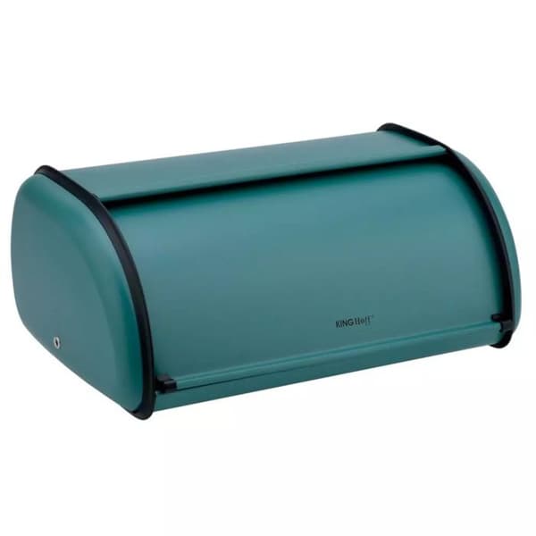 Brödkärl - KINGHOFF - KH-1755 - Lackad rostfri stål - Grön färg - Contemporary design