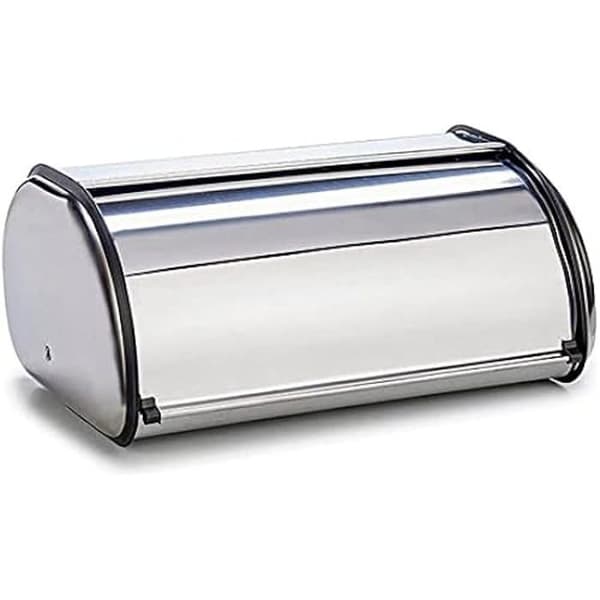 Brödlåda - BIGBUY HOME - S3605712 - Rostfritt stål - Flerfärgad - 28 x 19 x 42 cm