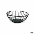 Miniatyrbillede 1 af 6: Brødkurv My Bar Sort Metal Cirkulær 20 x 8 cm (12 enheder)
