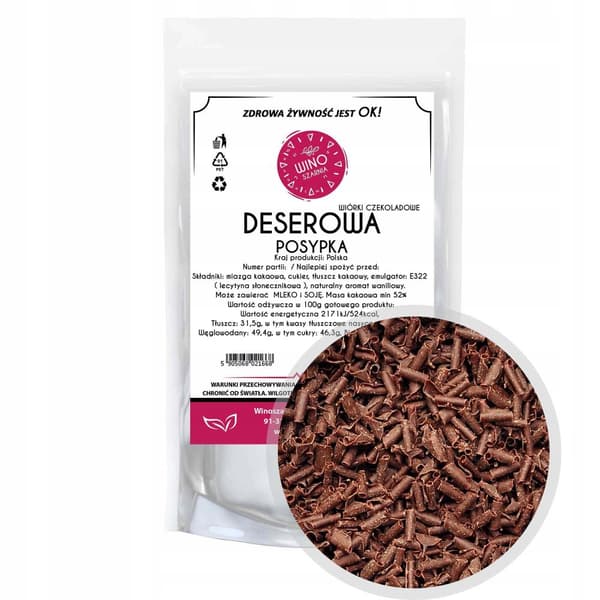 CHOKOLADE FORM DESSERT, kage topping, 250g