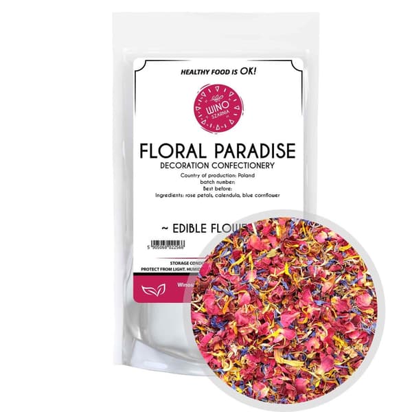 Kukkia Flower Raj -kakkuun - 20g Syötäviä kukkia