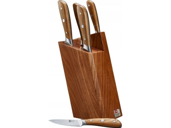 Richardson Sheffield  SCANDI - 5 pc knife block - wood