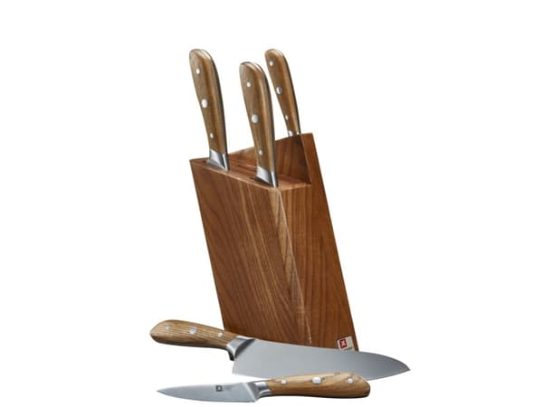 Richardson Sheffield  SCANDI - 5 pc knife block - wood