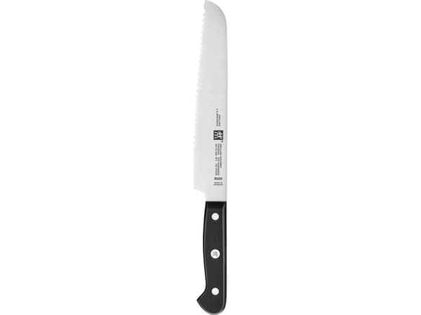 ZWILLING GOURMET - Brødkniv - 20 cm - svart håndtak