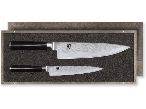 kai DMS-220, Kniv / bestickuppsättning, Rostfritt stål, Trä, Rostfritt stål, Svart, Japan