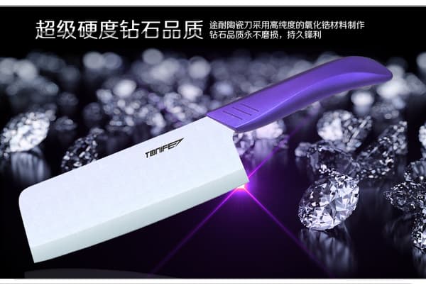Tonife Zirconia Ceramic Kitchen Knife - 6,5" Kitchen knife
