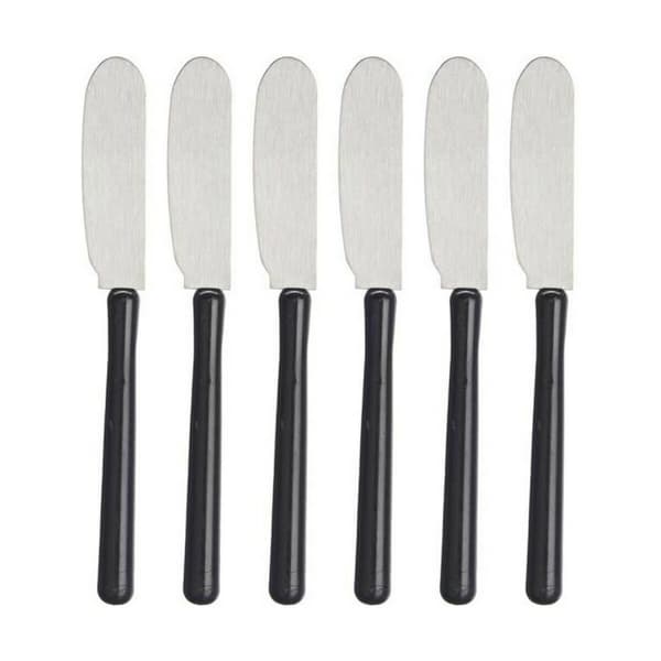 Smörkniv Kinvara Svart Silvrig Plast 1 x 20 x 13 cm