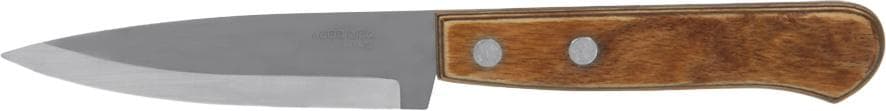 kökkniv 23 cm stål/trä silver/brun