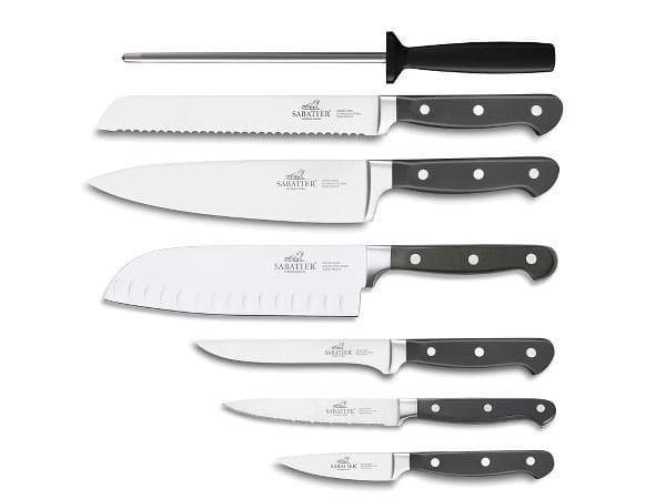 Knivset Plunton 7 delar Sabatier