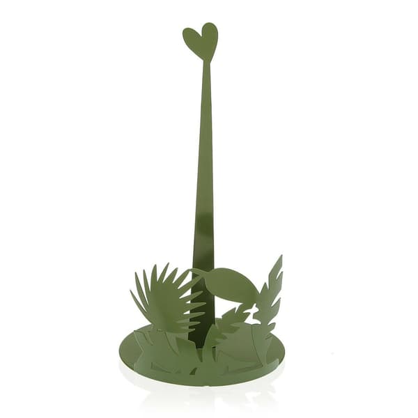 Køkkenrulleholder Versa Roxanne Grøn Metal (15 x 30 x 15 cm)