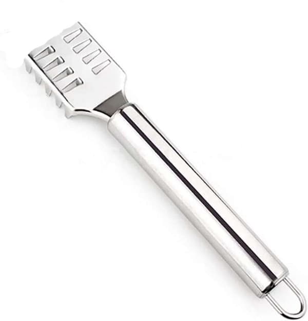Fish Scale Remover/Fish Scaler - Stainless Steel Flat Rough