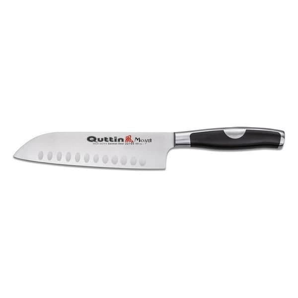 Santoku-kniv med blad i rostfritt stål