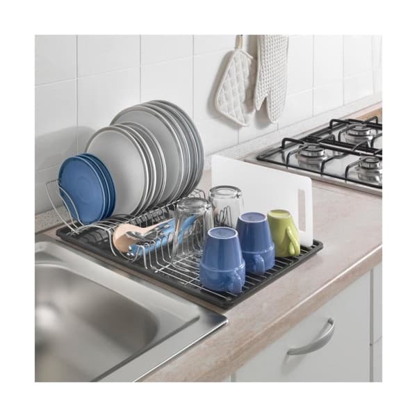Dreneringsstativ for kjøkkenvask Metaltex Wing-tex Metall (50 x 31 x 11 cm)