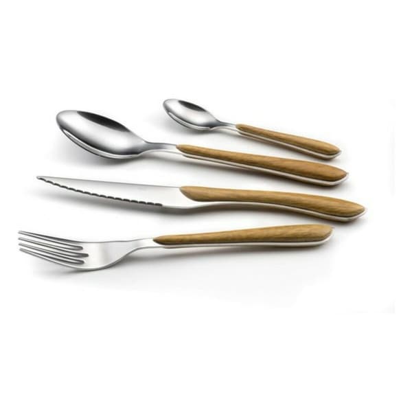 Bestick-set Amefa 2274PWPA10C40 Trä Metall Rostfritt stål 24 Delar