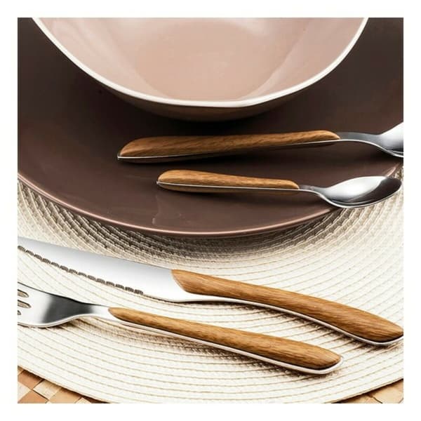 Bestick-set Amefa 2274PWPA10C40 Trä Metall Rostfritt stål 24 Delar