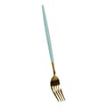 Miniatyrbild 4 av 4: Bestick-set DKD Home Decor Grön Gyllene Rostfritt stål 1,5 x 0,5 x 22,3 cm 16 Delar