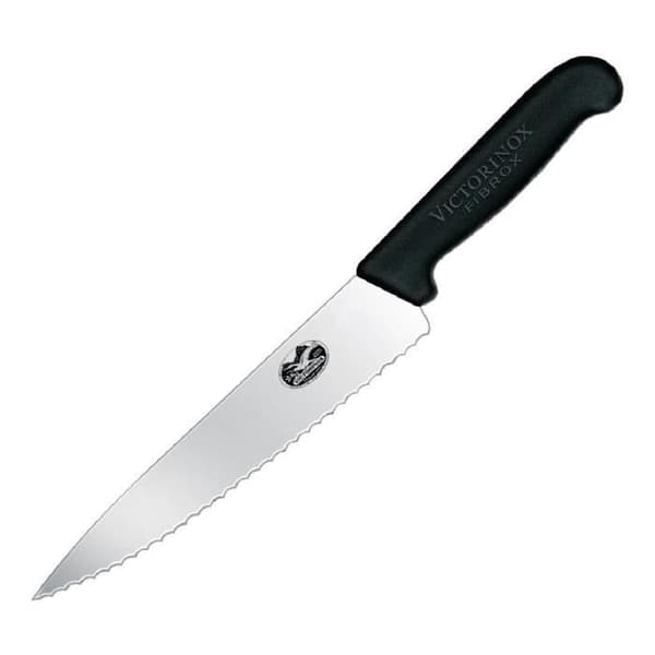 Kockkniv - 22cm tandad kniv - Victorinox