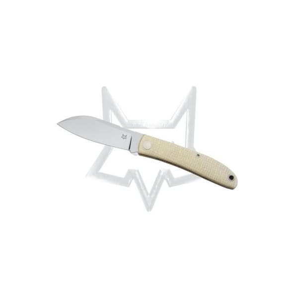 Fox Livri stängbar kniv, M390 rostfritt stål, HDL naturlig micarta
