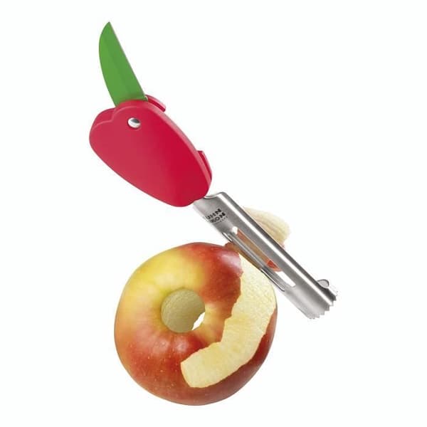 KUHN RIKON 23503 - KVM-OMVANDLARE - Röd/Grön Äppelskniv 15 x 4 x 2 cm