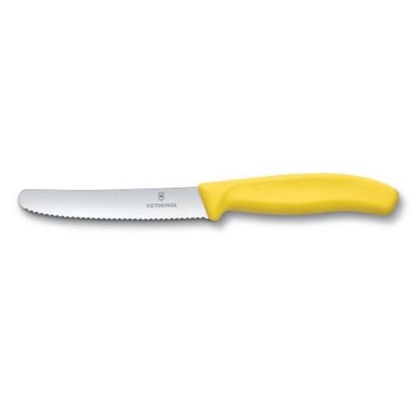Tomatkniv 110mm SwissClassic gul