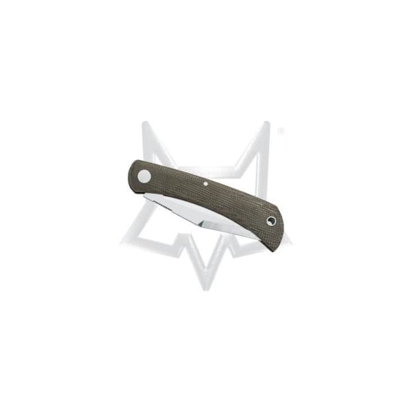 Fox Libar stängbar kniv, BLD M390 rostfritt stål, HDL grön Micarta