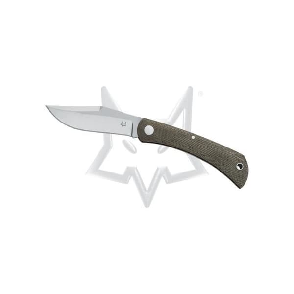 Fox Libar stängbar kniv, BLD M390 rostfritt stål, HDL grön Micarta