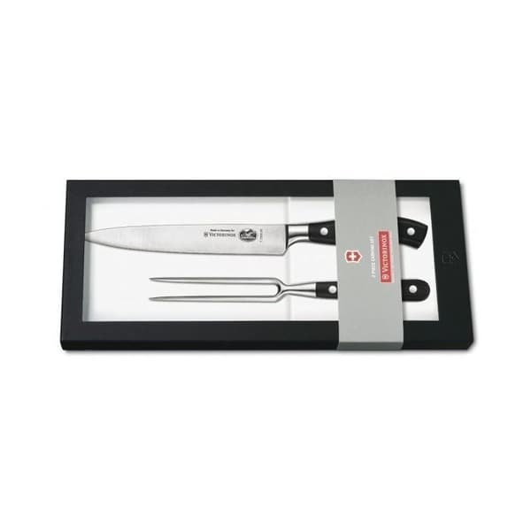 Knivset - VICTORINOX - Smidda - 2 delar - Rostfritt stål - Ergonomiskt handtag