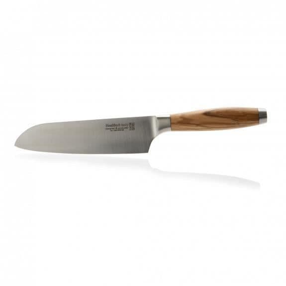 Hem HT4001. Knivtyp: Santoku-kniv, bladlängd: 18 cm, Bladmaterial: Rostfritt stål. Antal produkter
