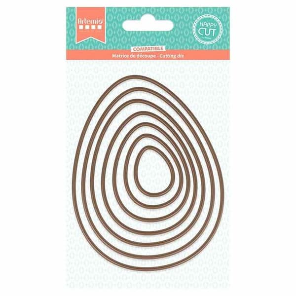 Set med skärformar - Ägg - 3,2 till 12,3 cm