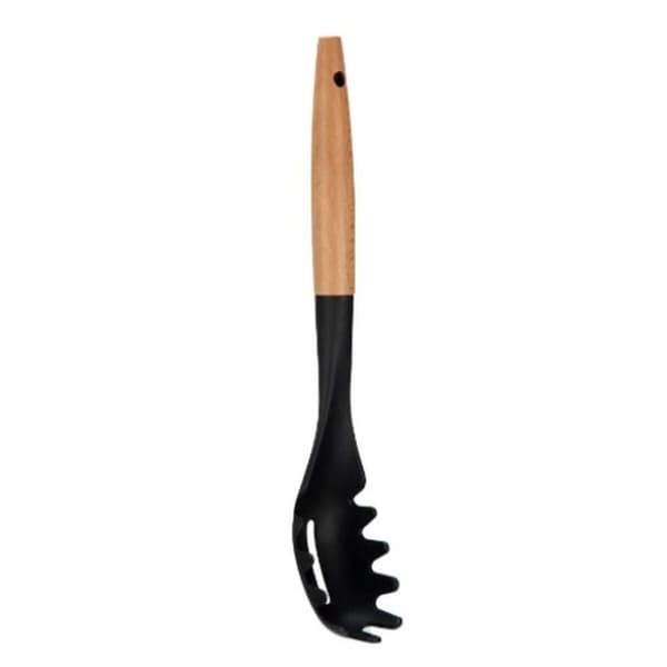 Pastaske Kinvara KT190072-6 PBT Sort Natur Træ 6 x 33,5 x 6 cm (12 enheder)