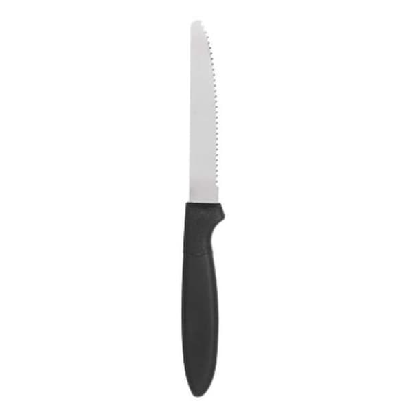 Knivsæt Kinvara CN-KT172244F Sort Sølvfarvet Rustfrit stål Plastik 19,5 cm (12 enheder)