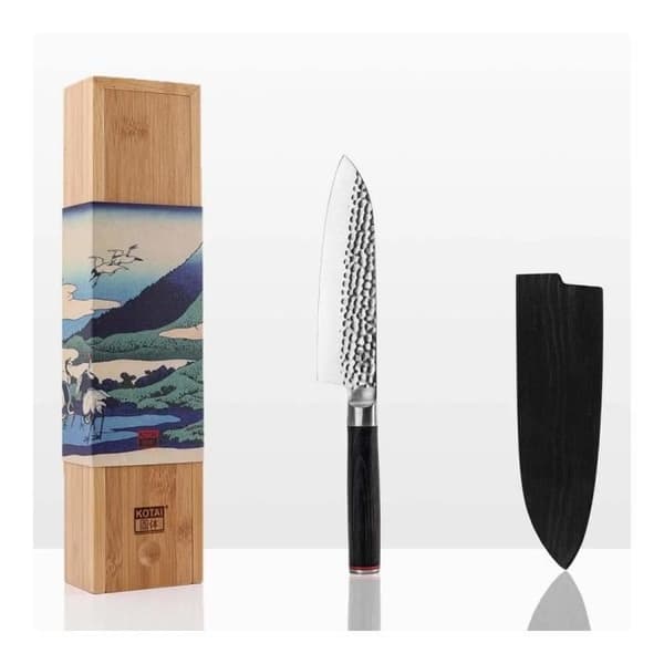 Santoku Pakka KOTAI kniv - Japansk kockkniv typ - Blad 18 cm