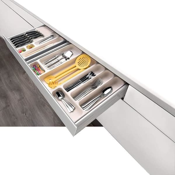 Tescoma FlexiSpace Knivhållare 370 x 148 mm för 9 knivar, plast - 899415