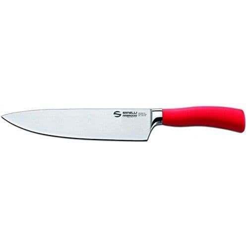 Sanelli Ambrogio Master Chef kniv, 20 cm, Rostfritt stål, Grå / Röd
