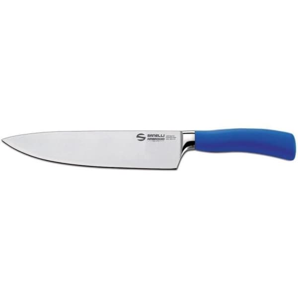 Sanelli Ambrogio Master Chef kniv, 20 cm, Rostfritt stål, Grå / Blå