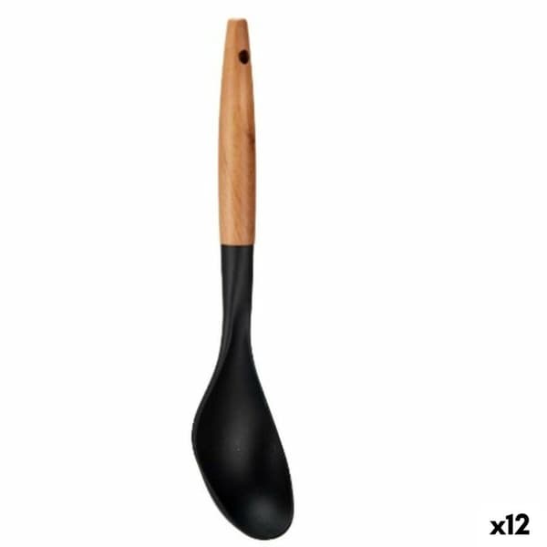 Slev Kinvara KT190072-4 PBT Svart Naturell Trä 7 x 33,5 x 3,5 cm (12 antal)
