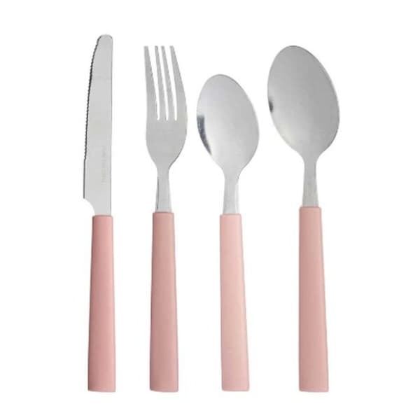 Bestickset Kinvara KT166096-1C-P Rosa Silvrig Rostfritt stål Plast (6 antal)