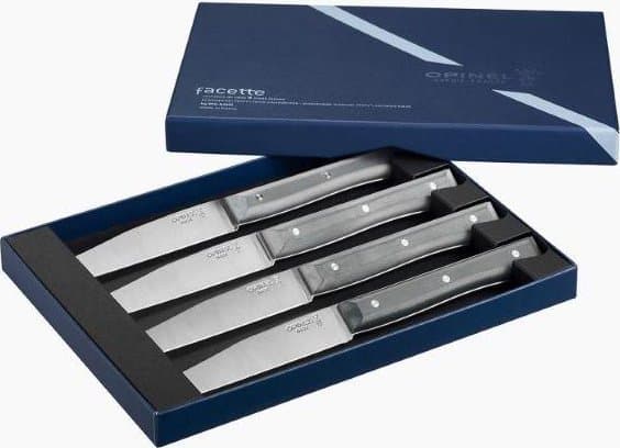 Opinel bordknivsett fasett 4 stykker skifer (002565)