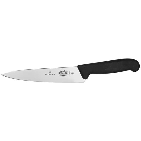 Victorinox Veitsi Fibrox Carving 19 Cm Musta,Hopeinen