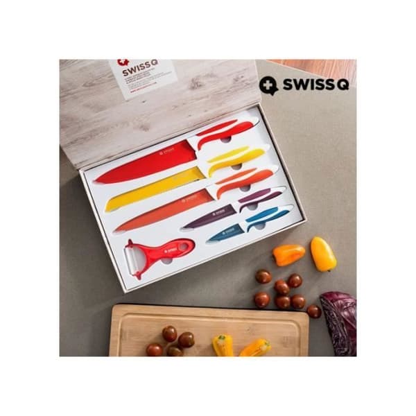 SWISSQ keramisk kökskniv presentförpackning