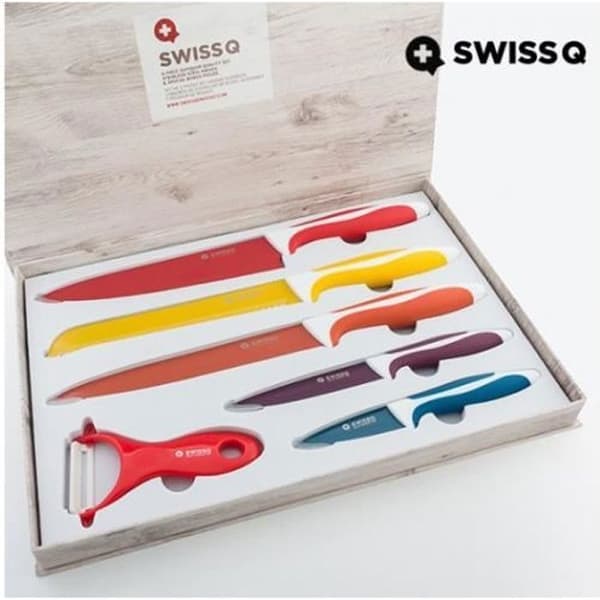 SWISSQ keramisk kökskniv presentförpackning